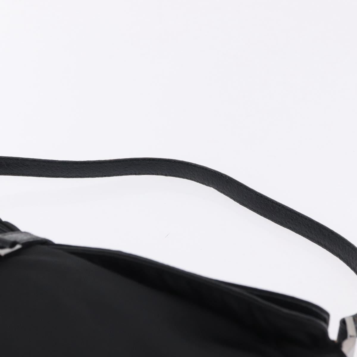 GUCCI GG Canvas Jackie Shoulder Bag Black Silver 001 3355 2123 Auth ka5595