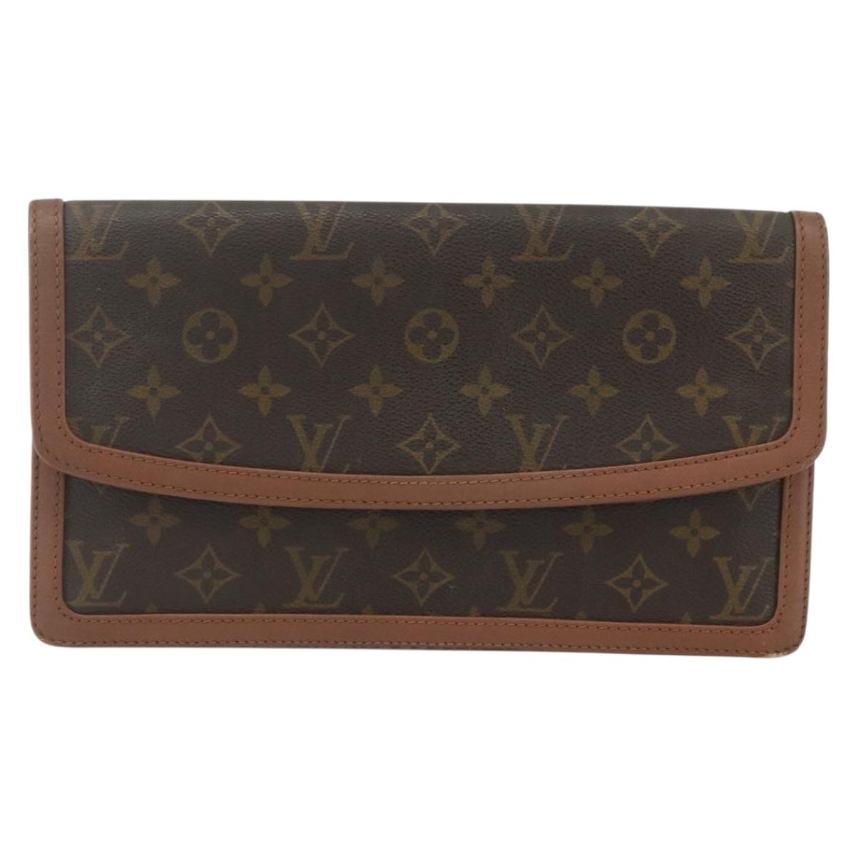 LOUIS VUITTON Monogram Pochette Dam GM Clutch Bag M51810 LV Auth ka560