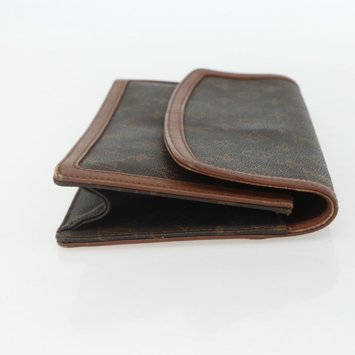 LOUIS VUITTON Monogram Pochette Dam GM Clutch Bag M51810 LV Auth ka560