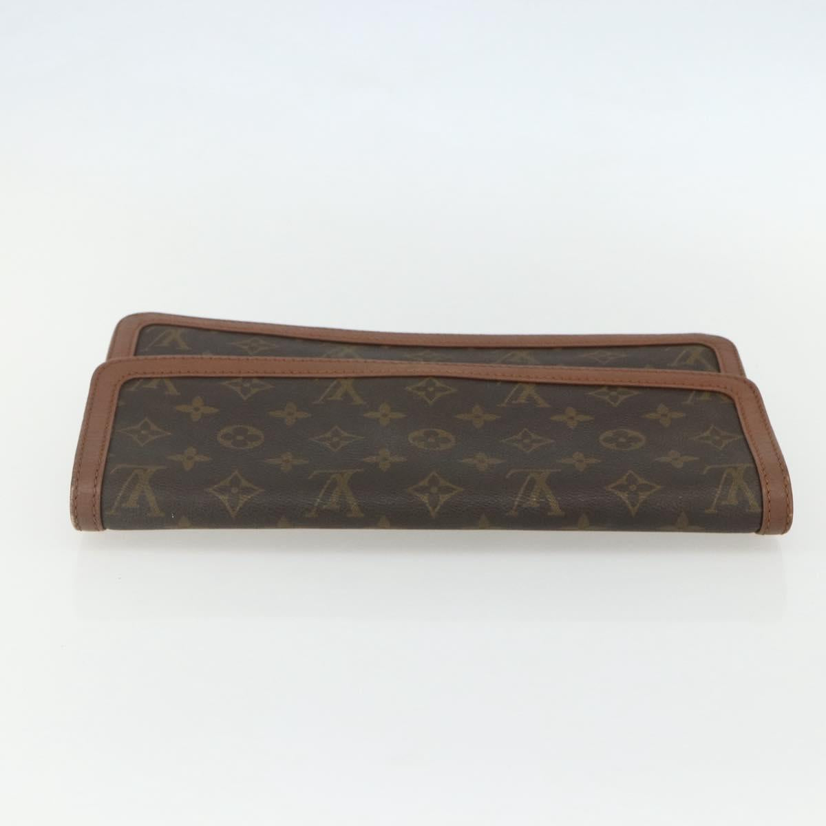 LOUIS VUITTON Monogram Pochette Dam GM Clutch Bag M51810 LV Auth ka560
