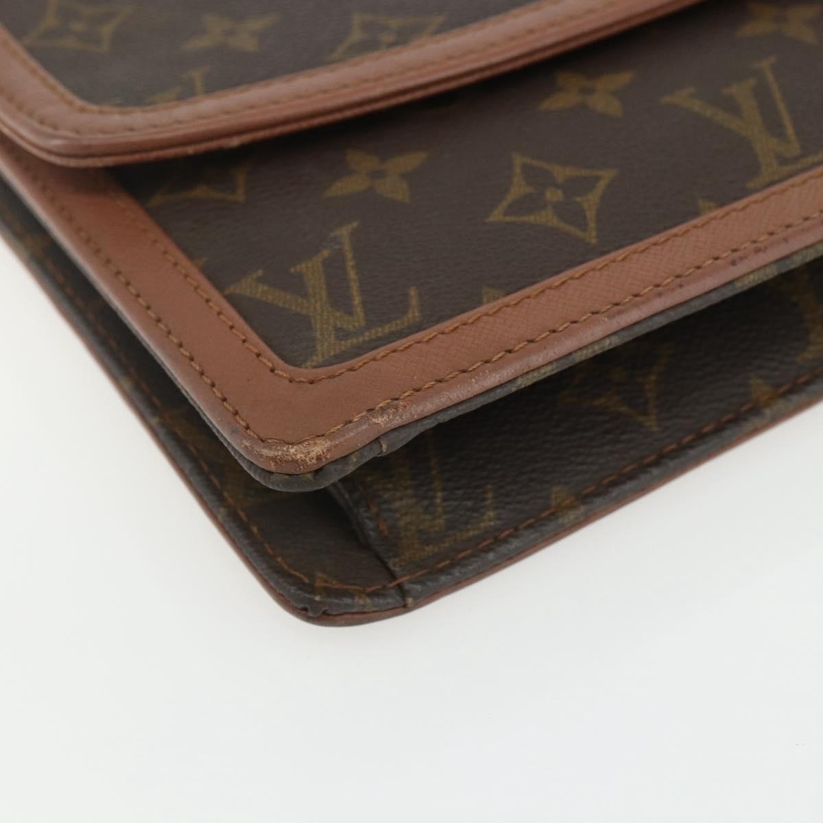 LOUIS VUITTON Monogram Pochette Dam GM Clutch Bag M51810 LV Auth ka560