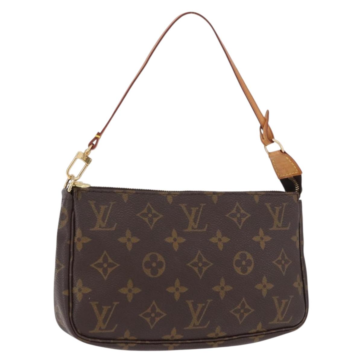 LOUIS VUITTON Monogram Pochette Accessoires Pouch M51980 LV Auth ka5601V