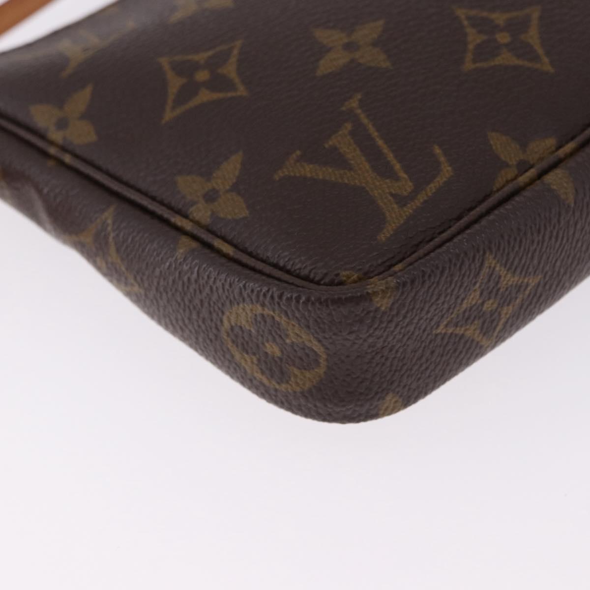 LOUIS VUITTON Monogram Pochette Accessoires Pouch M51980 LV Auth ka5601V
