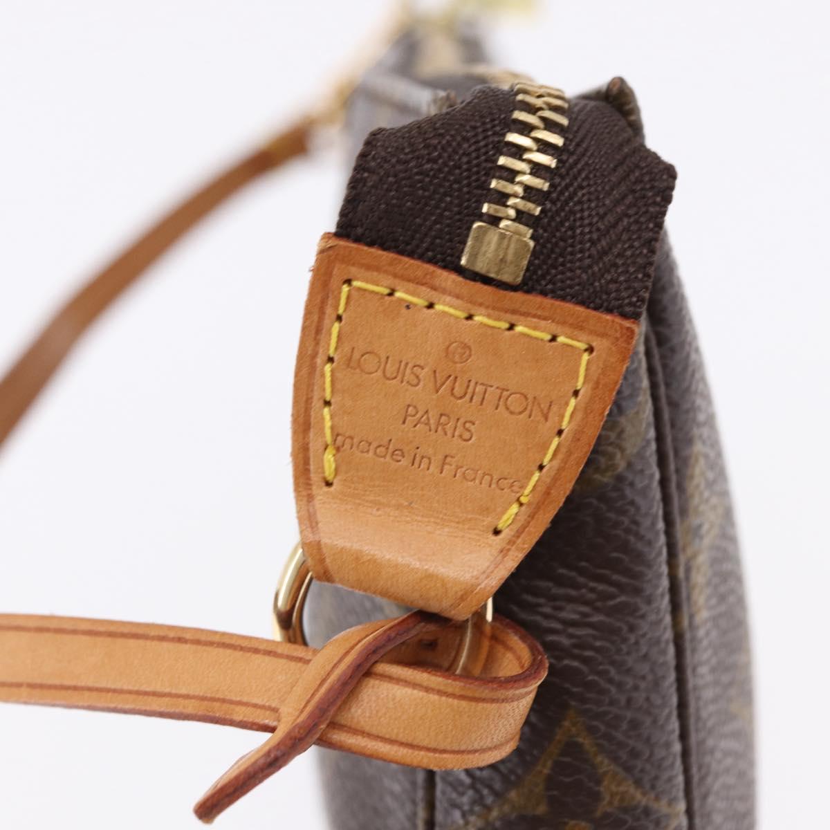 LOUIS VUITTON Monogram Pochette Accessoires Pouch M51980 LV Auth ka5601V