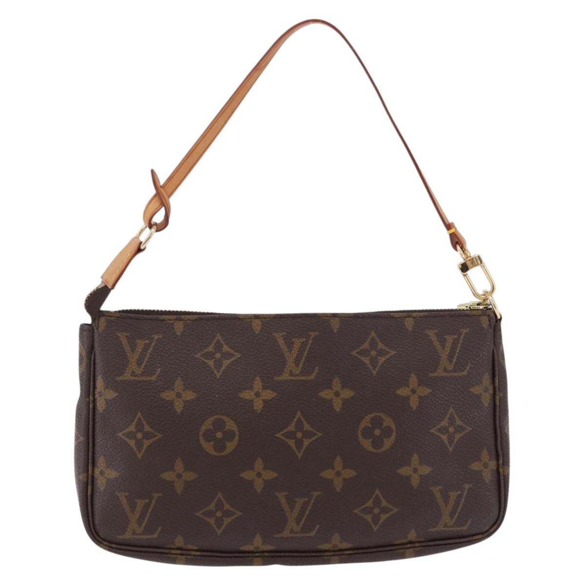 LOUIS VUITTON Monogram Pochette Accessoires Pouch M51980 LV Auth ka5601V