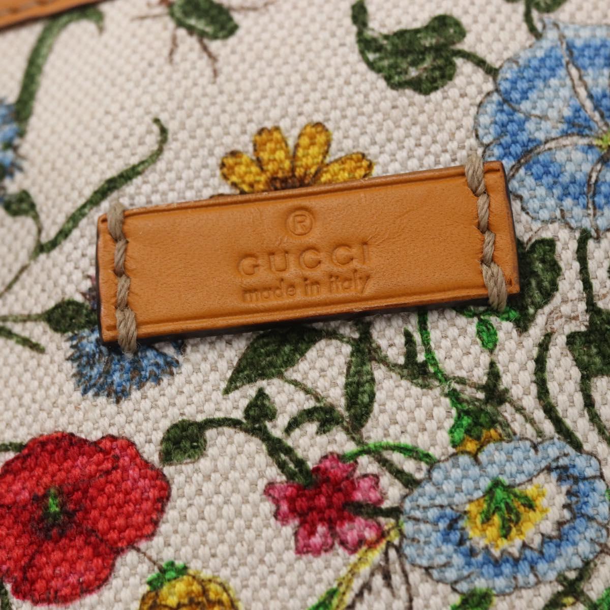 GUCCI Hand Bag Canvas Outlet Multicolor Gold 257250 Auth ka5603A