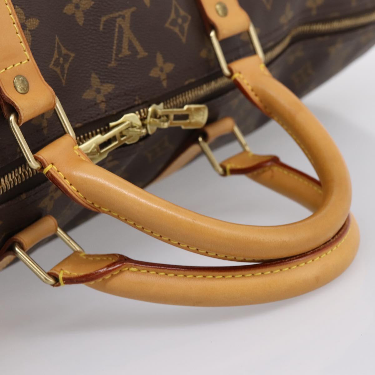 LOUIS VUITTON Monogram Keepall 60 Boston Bag M41422 LV Auth ka5607