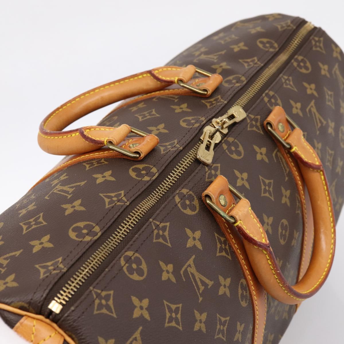 LOUIS VUITTON Monogram Keepall 45 Boston Bag M41428 LV Auth ka5609A