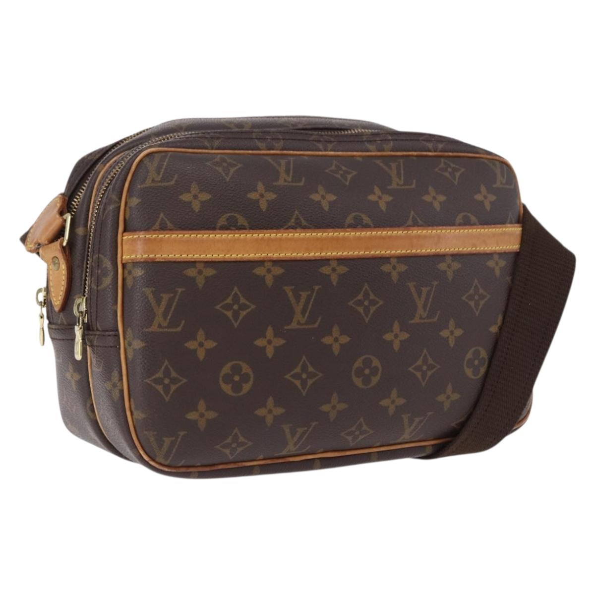 LOUIS VUITTON Monogram Reporter PM Shoulder Bag M45254 LV Auth ka5615