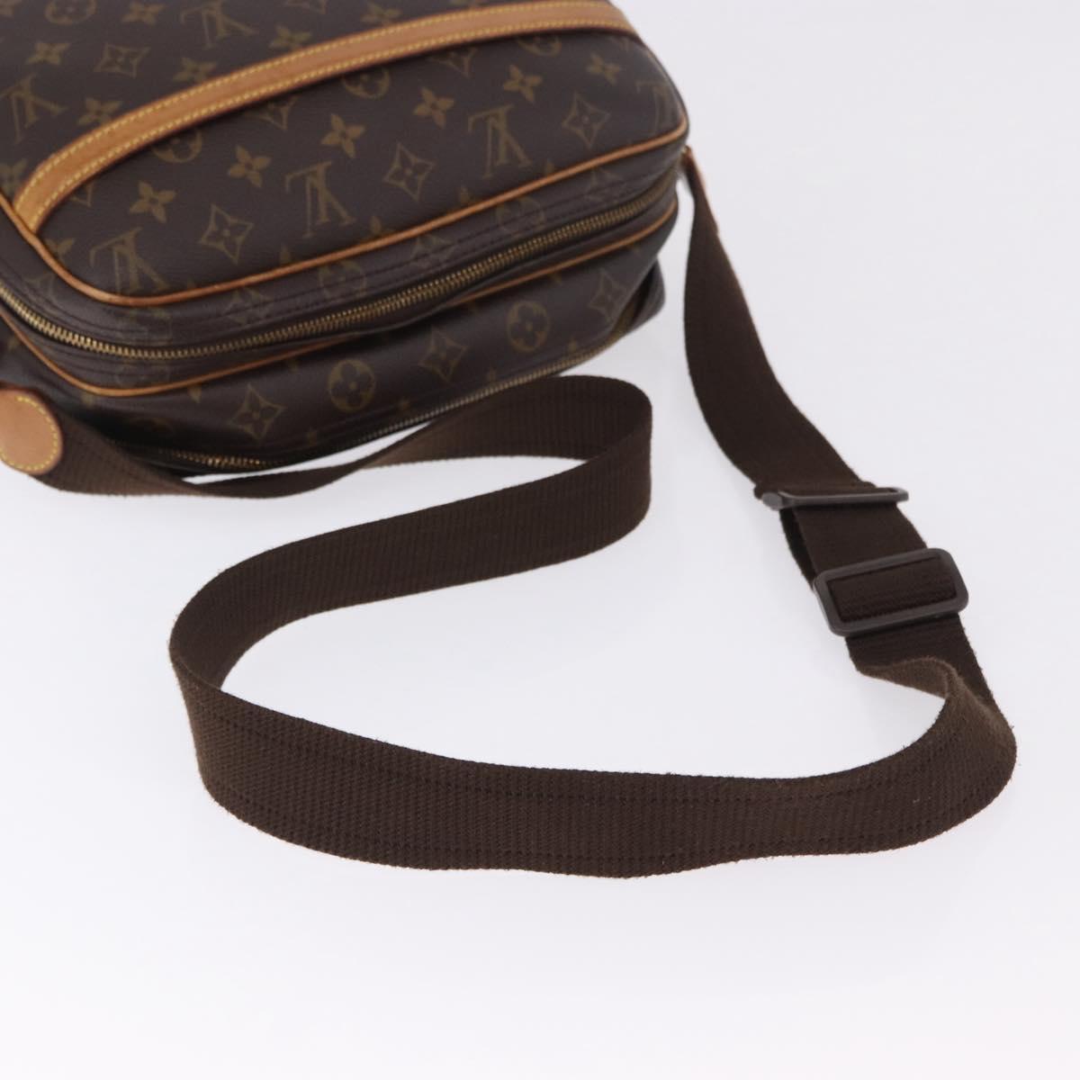 LOUIS VUITTON Monogram Reporter PM Shoulder Bag M45254 LV Auth ka5615