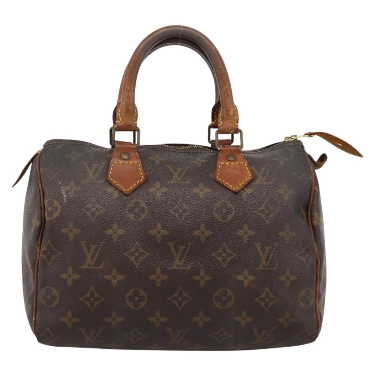 LOUIS VUITTON Monogram Speedy 25 Hand Bag M41528 LV Auth ka5629