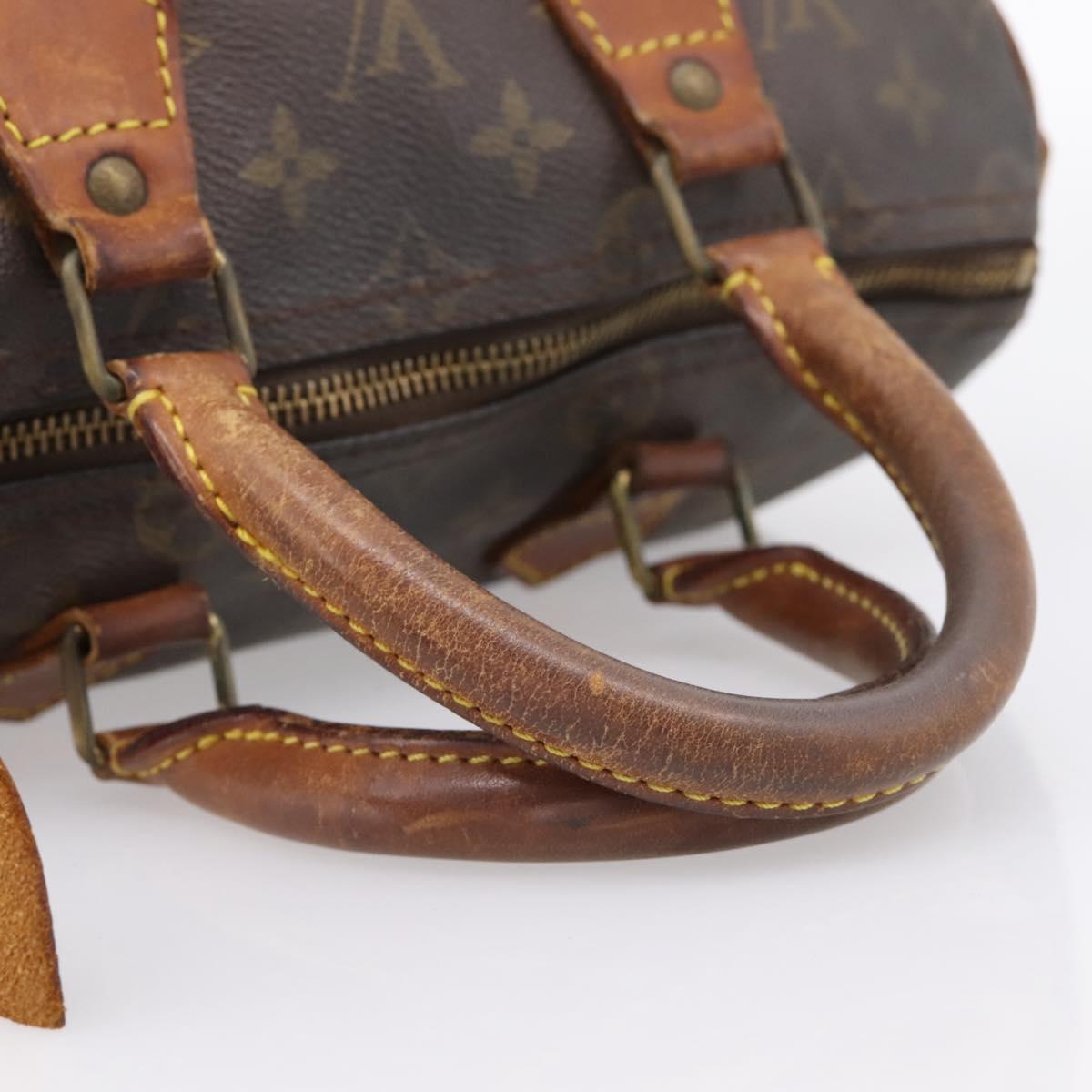 LOUIS VUITTON Monogram Speedy 25 Hand Bag M41528 LV Auth ka5629