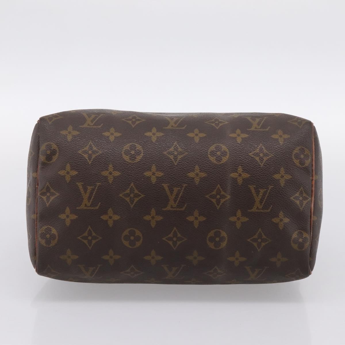 LOUIS VUITTON Monogram Speedy 25 Hand Bag M41528 LV Auth ka5629