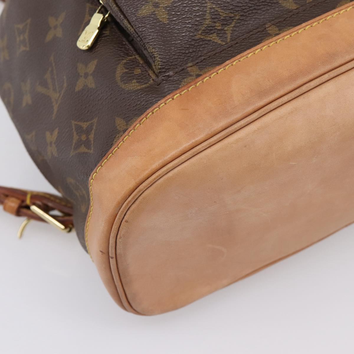 LOUIS VUITTON Monogram Montsouris MM Backpack M51136 LV Auth ka5636