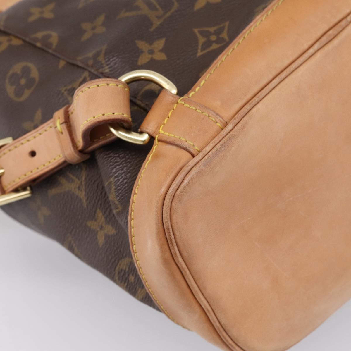 LOUIS VUITTON Monogram Montsouris MM Backpack M51136 LV Auth ka5636