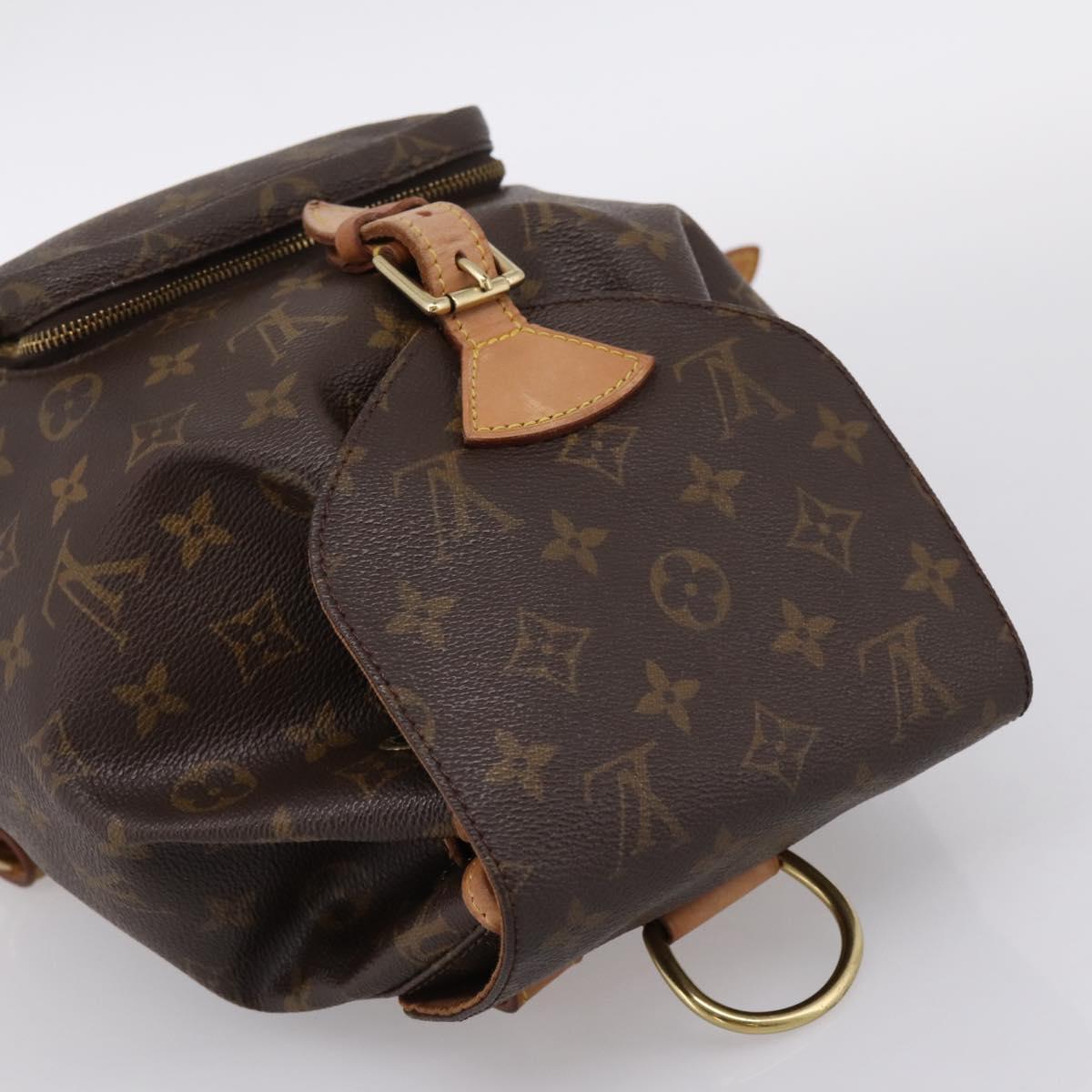 LOUIS VUITTON Monogram Montsouris MM Backpack M51136 LV Auth ka5636