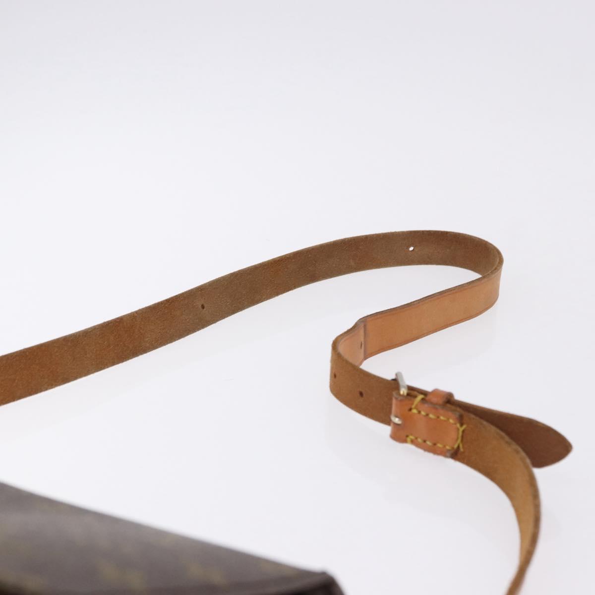 LOUIS VUITTON Monogram Cartouchiere MM Shoulder Bag M51253 LV Auth ka5638
