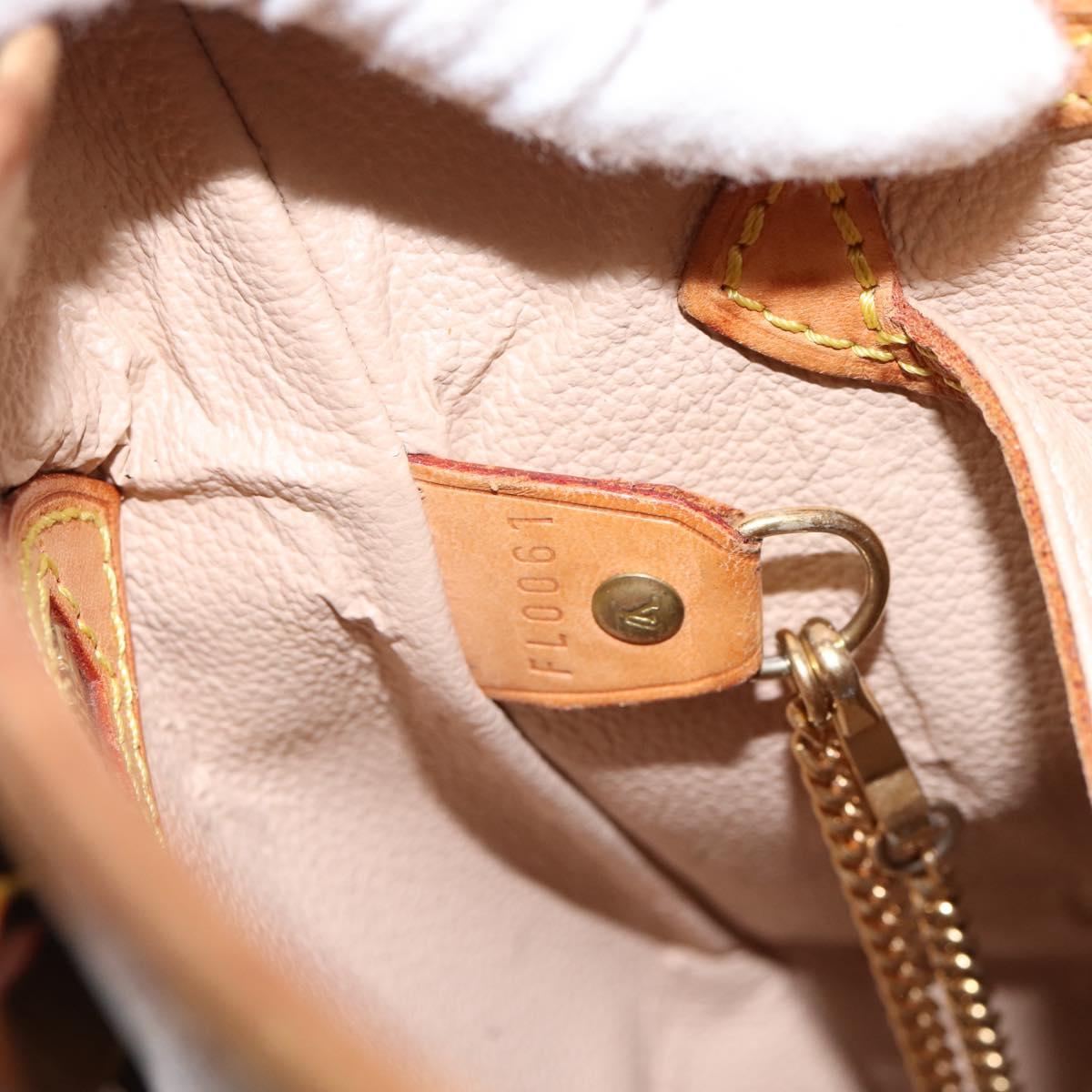LOUIS VUITTON Monogram Bucket PM Shoulder Bag M42238 LV Auth ka5644