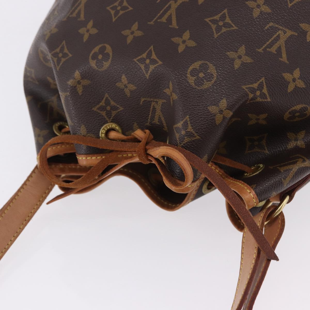 LOUIS VUITTON Monogram Petit Noe Shoulder Bag M42226 LV Auth ka5655