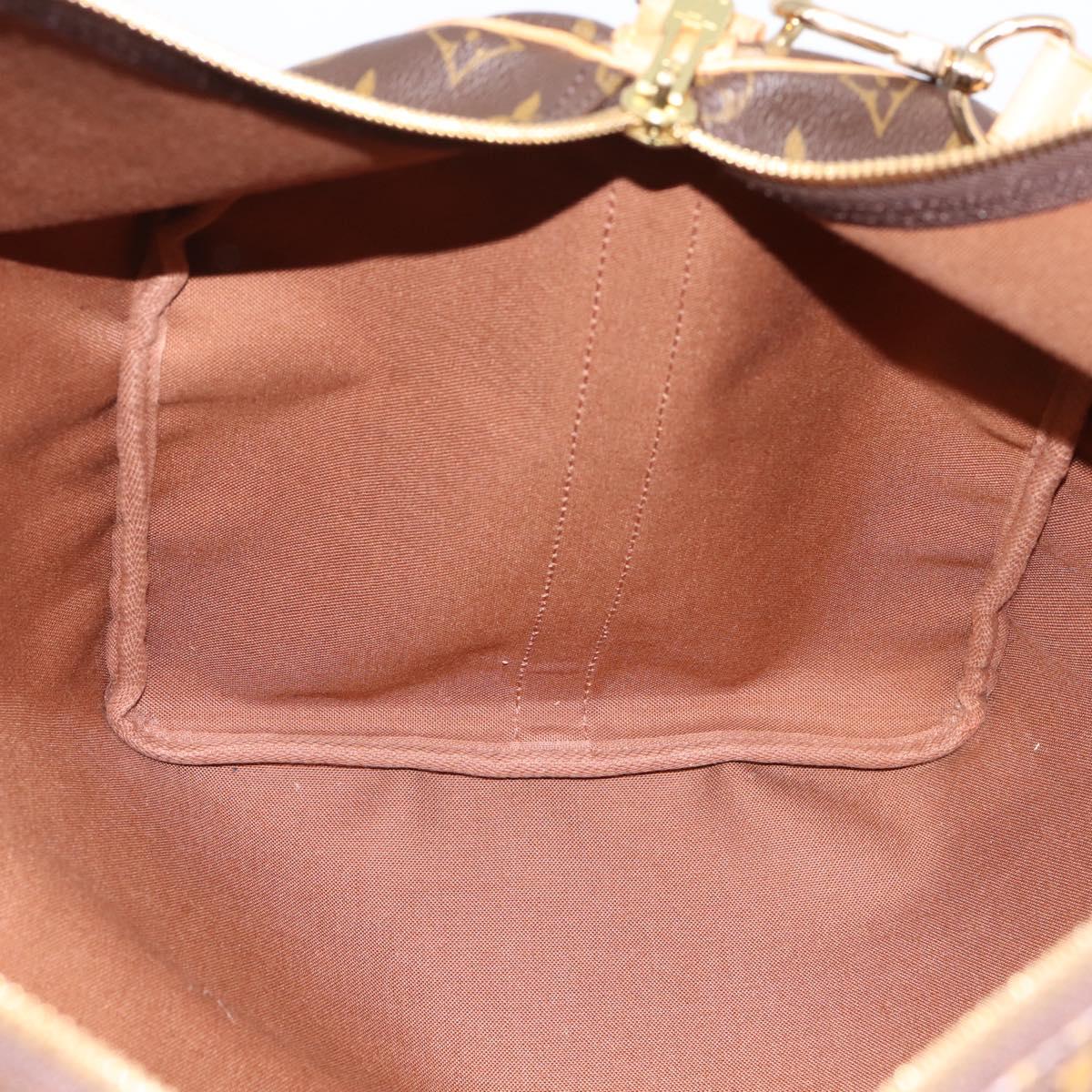 LOUIS VUITTON Monogram Keepall Bandouliere 55 Boston Bag M41414 LV Auth ka5656A