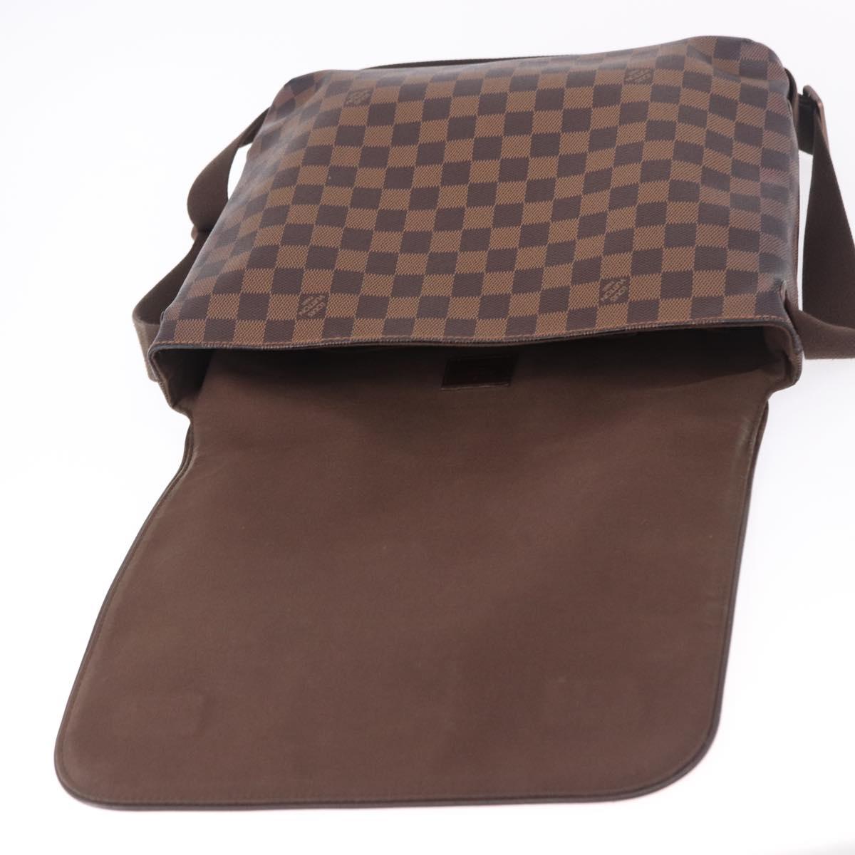 LOUIS VUITTON Damier Ebene Brooklyn MM Shoulder Bag N51211 LV Auth ka5659