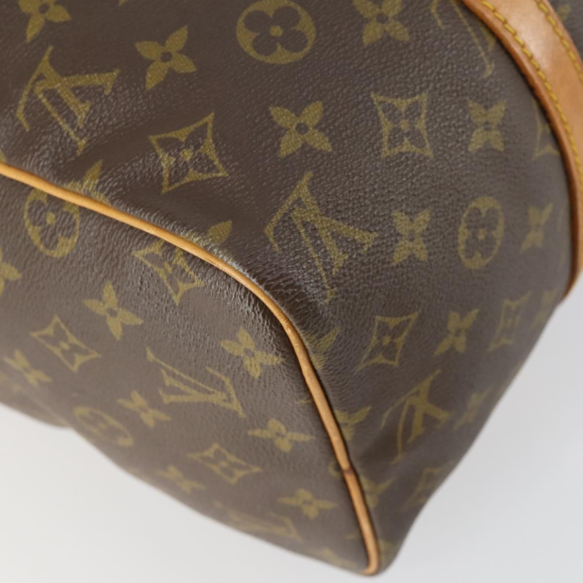 LOUIS VUITTON Monogram Sac Souple 35 Boston Bag M41626 LV Auth ka566