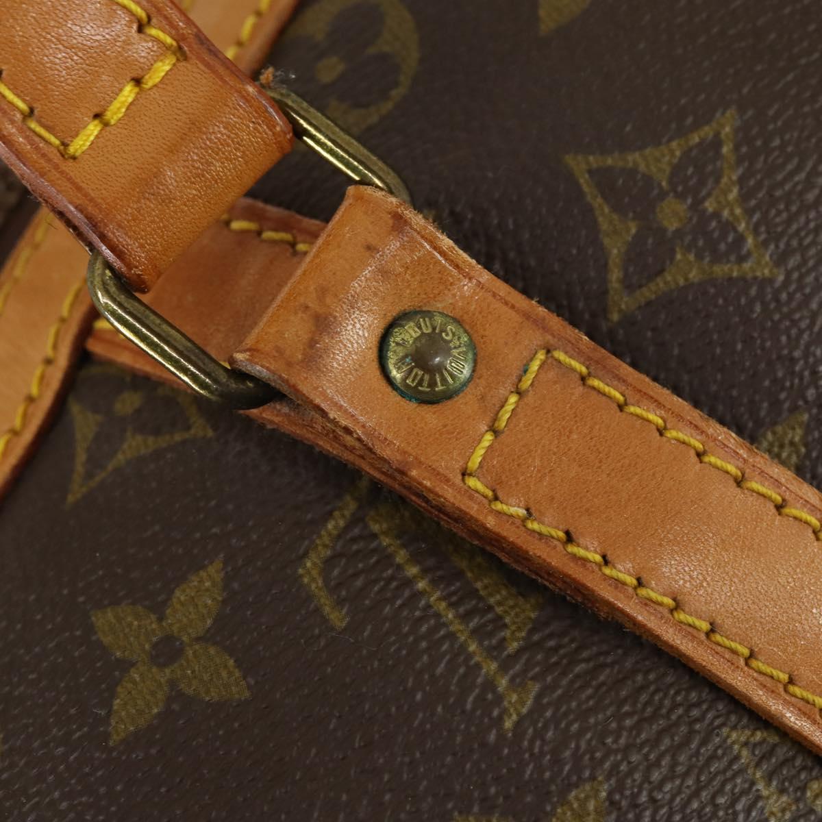 LOUIS VUITTON Monogram Sac Souple 35 Boston Bag M41626 LV Auth ka566