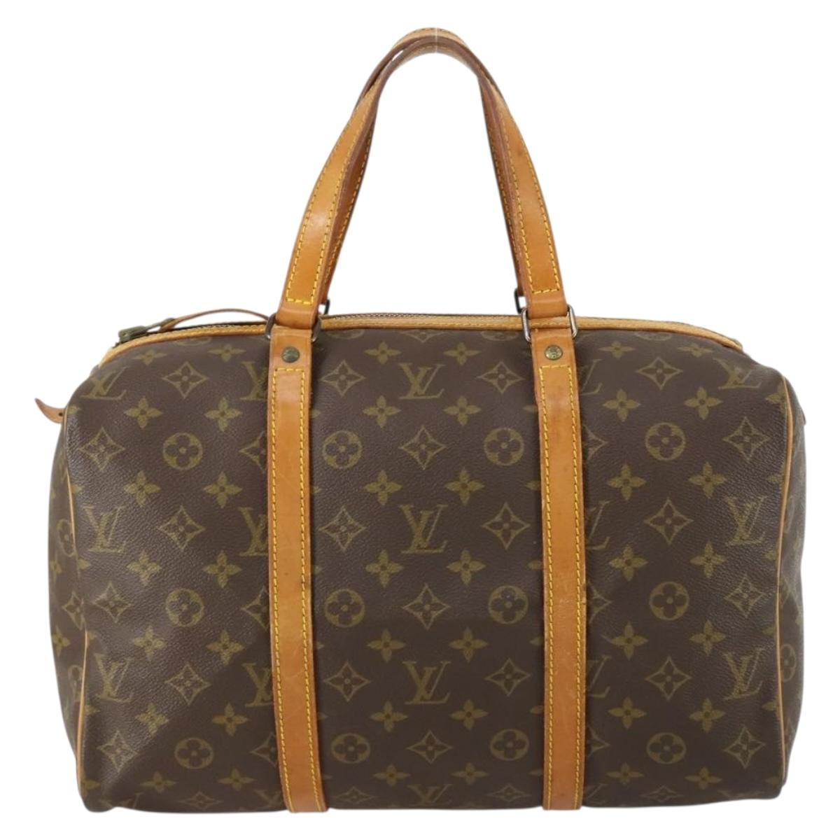 LOUIS VUITTON Monogram Sac Souple 35 Boston Bag M41626 LV Auth ka566