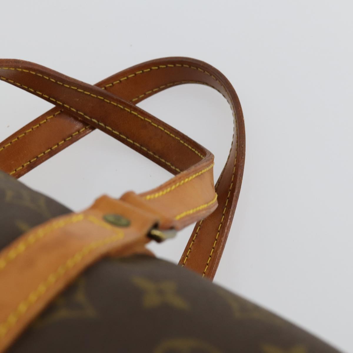 LOUIS VUITTON Monogram Sac Souple 35 Boston Bag M41626 LV Auth ka566