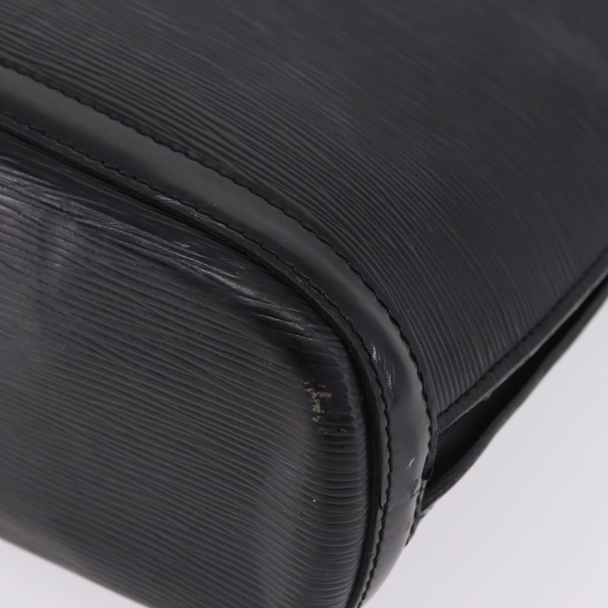 LOUIS VUITTON Epi Lussac Shoulder Bag Black M52282 LV Auth ka5660