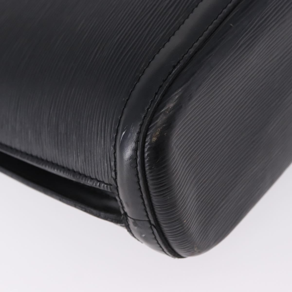 LOUIS VUITTON Epi Lussac Shoulder Bag Black M52282 LV Auth ka5660