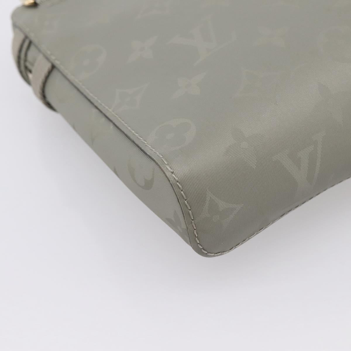 LOUIS VUITTON Monogram Titanium Messenger PM Bag Gray M43889 LV Auth ka5662V