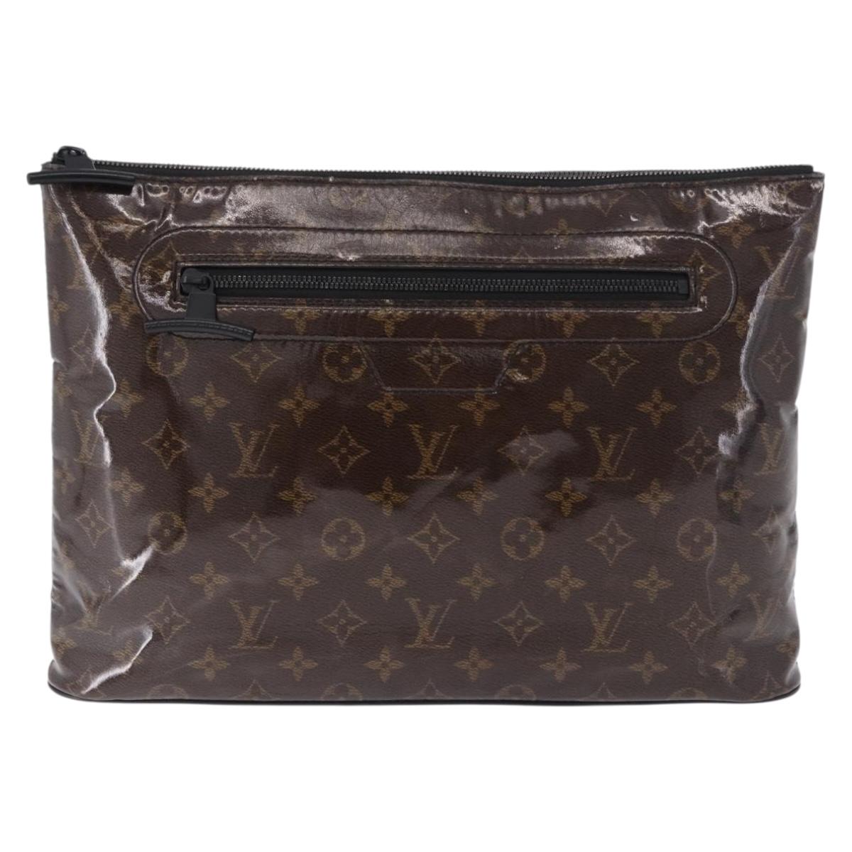 LOUIS VUITTON Monogram Glaze Pochette Cosmos Clutch Bag M63271 LV Auth ka5667