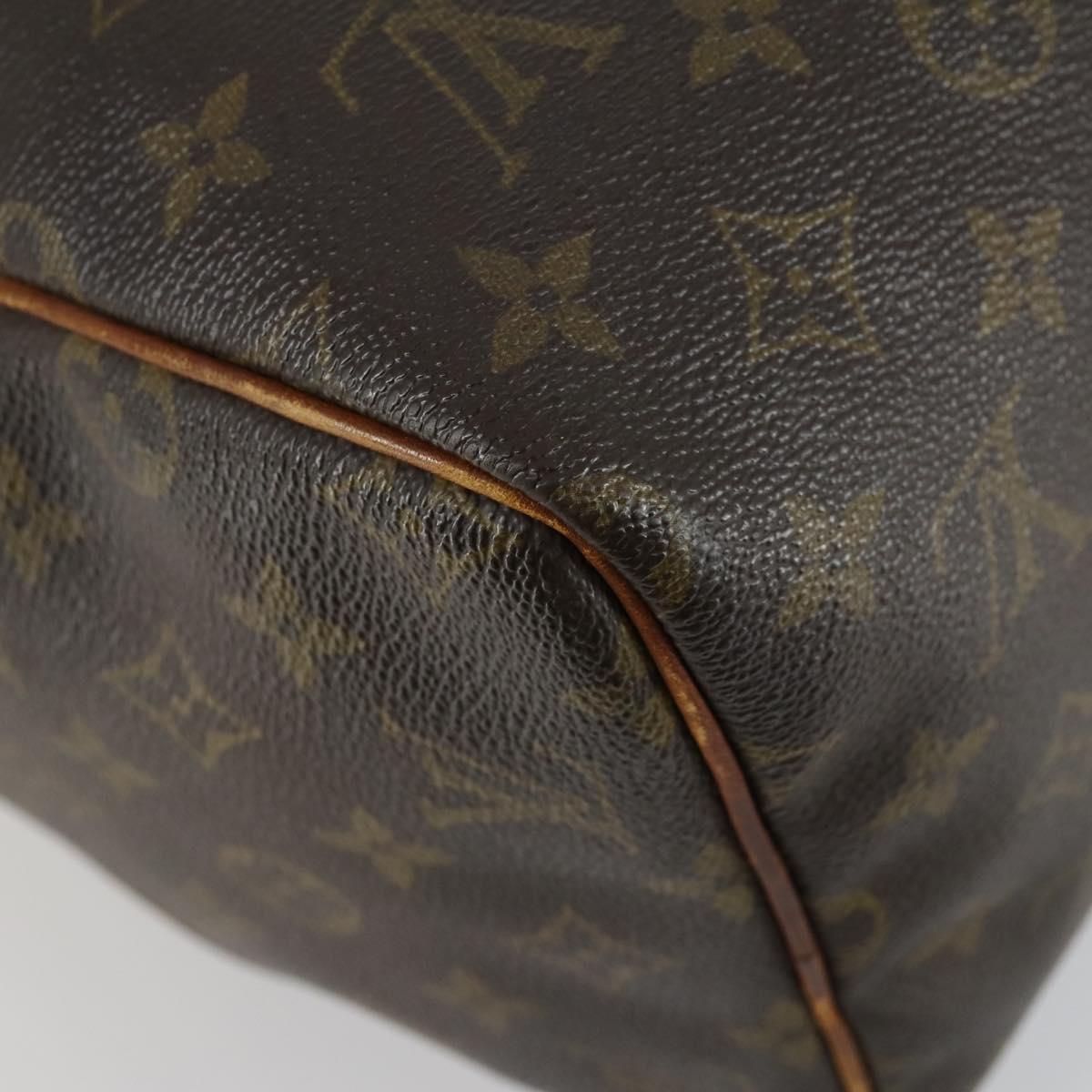 LOUIS VUITTON Monogram Speedy 30 Hand Bag M41526 LV Auth ka567