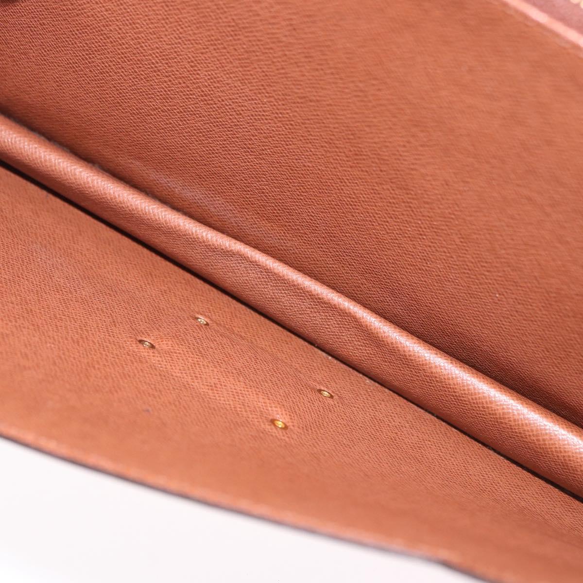 LOUIS VUITTON Epi Concorde Hand Bag Brown M52133 LV Auth ka5678