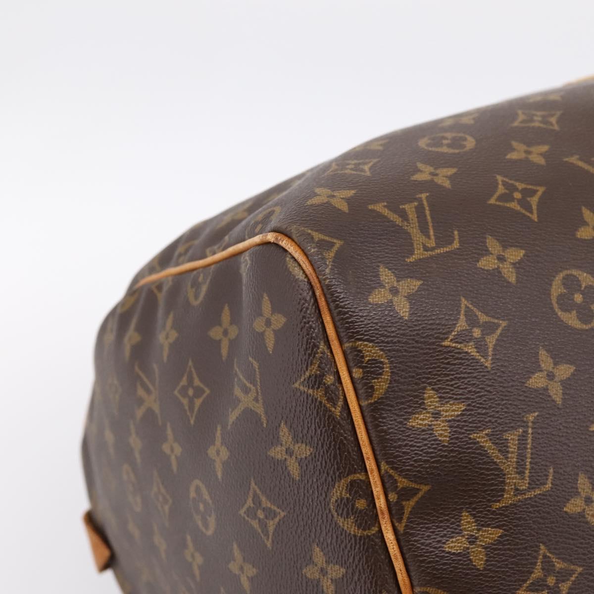 LOUIS VUITTON Monogram Keepall 55 Boston Bag M41424 LV Auth ka5681