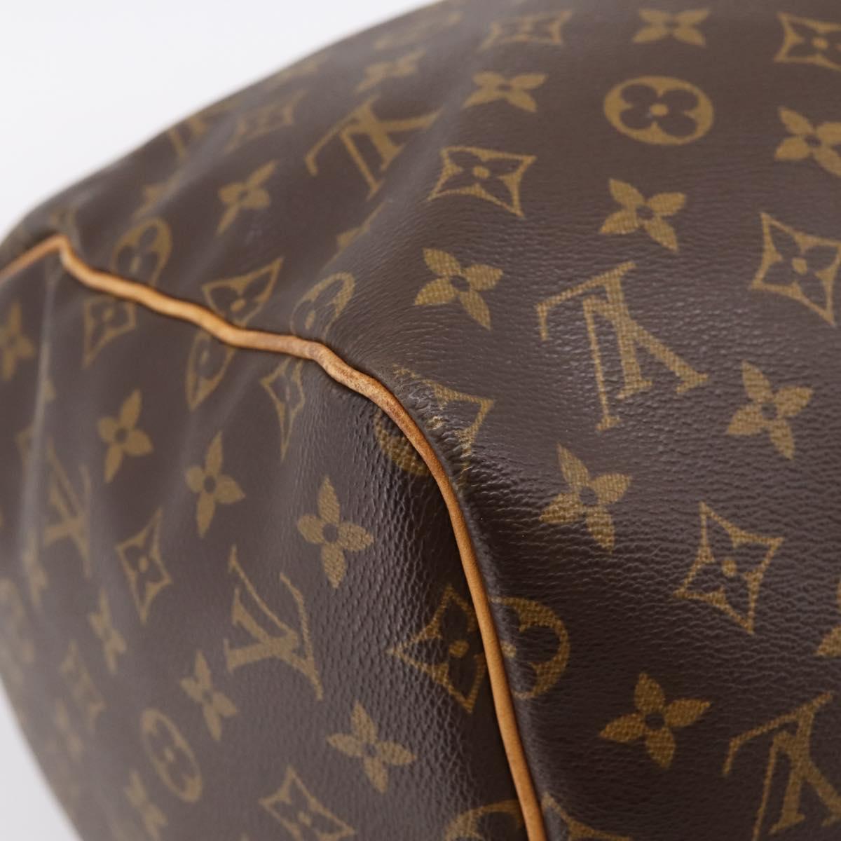 LOUIS VUITTON Monogram Keepall 55 Boston Bag M41424 LV Auth ka5681