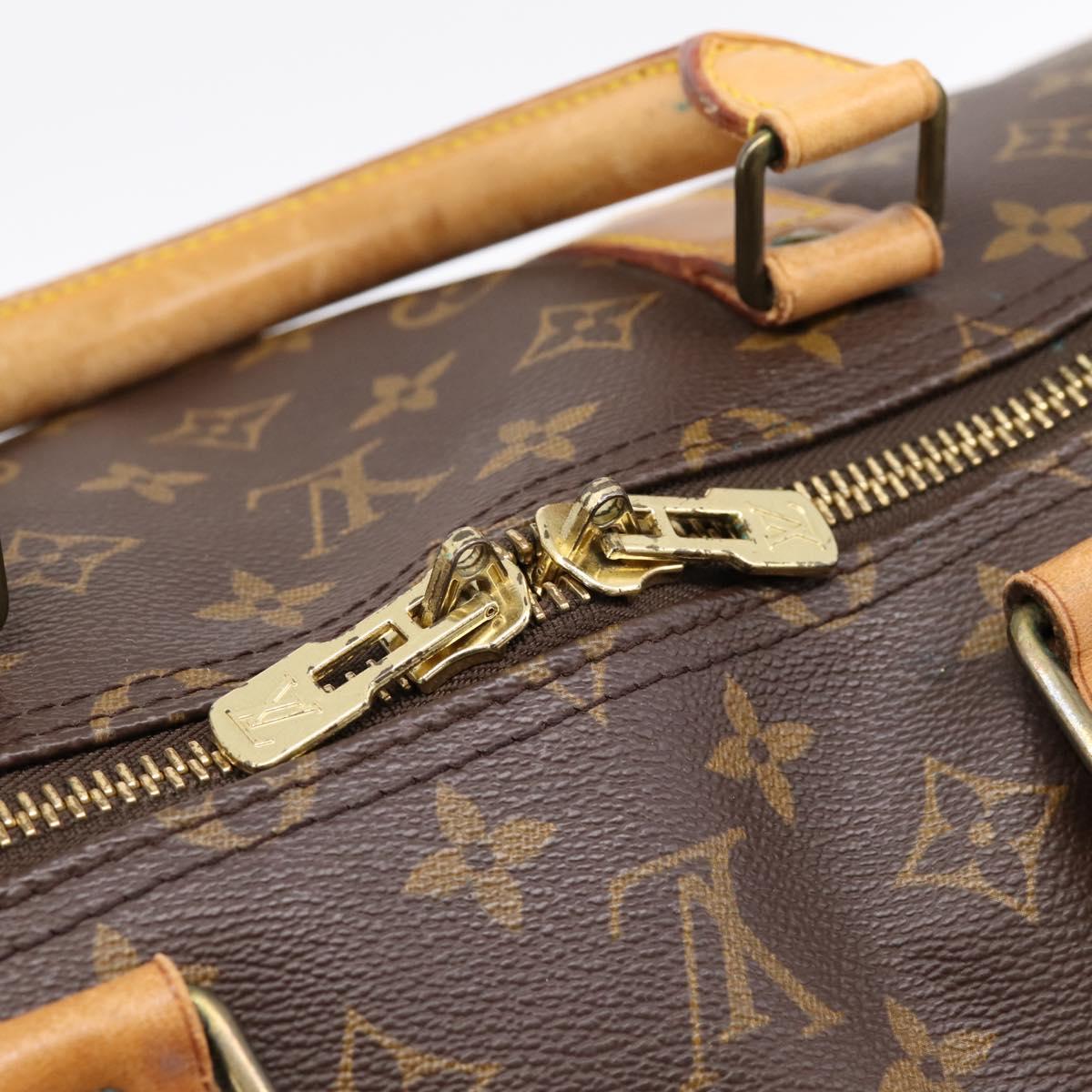 LOUIS VUITTON Monogram Keepall 55 Boston Bag M41424 LV Auth ka5681