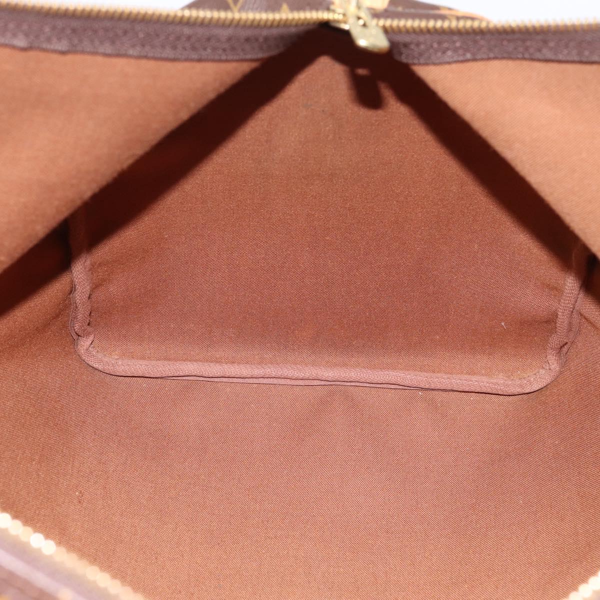 LOUIS VUITTON Monogram Keepall 55 Boston Bag M41424 LV Auth ka5681