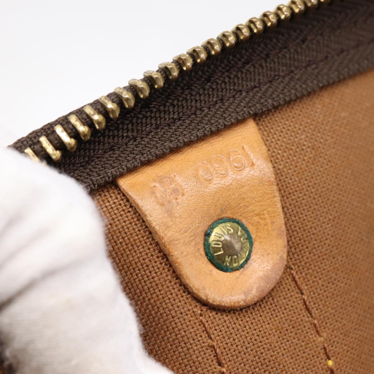 LOUIS VUITTON Monogram Keepall 55 Boston Bag M41424 LV Auth ka5681