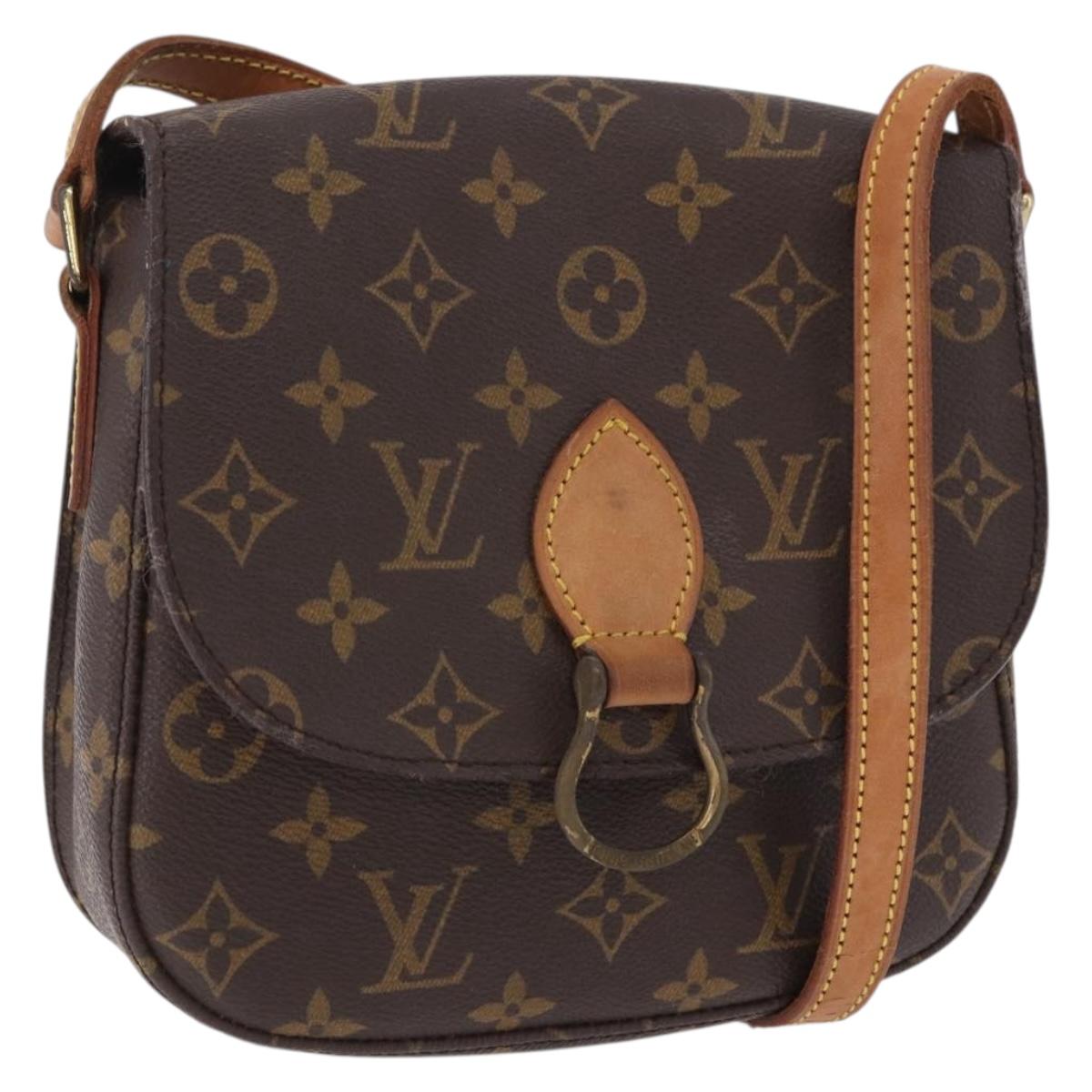 LOUIS VUITTON Monogram Saint Cloud MM Shoulder Bag M51243 LV Auth ka5692