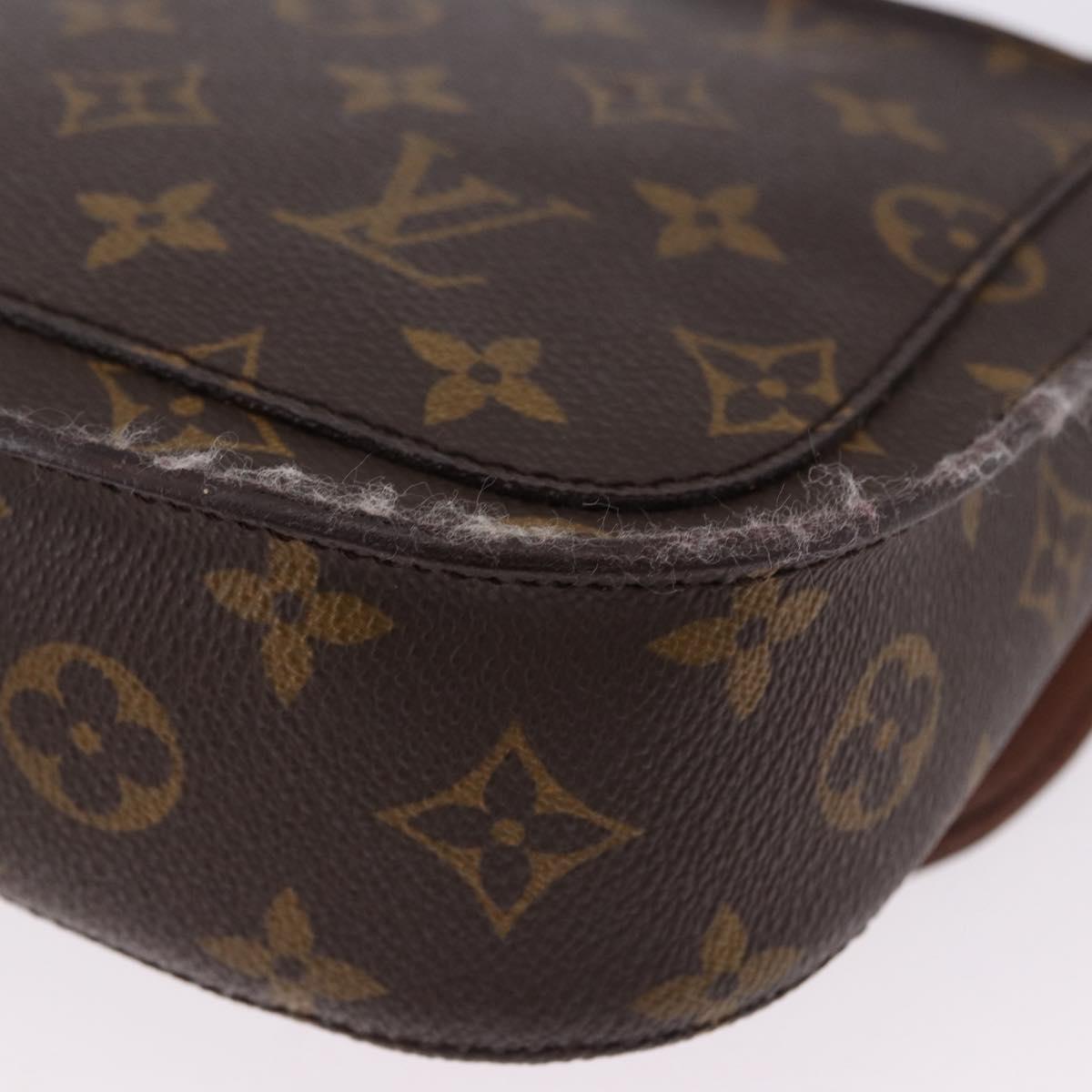 LOUIS VUITTON Monogram Saint Cloud MM Shoulder Bag M51243 LV Auth ka5692