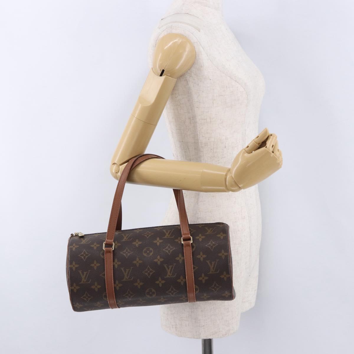 LOUIS VUITTON Monogram Papillon 30 Hand Bag M51385 LV Auth ka5696A