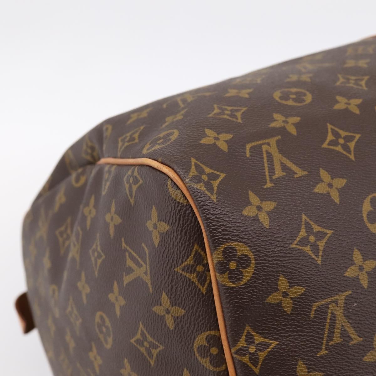 LOUIS VUITTON Monogram Keepall 55 Boston Bag M41424 LV Auth ka5698A
