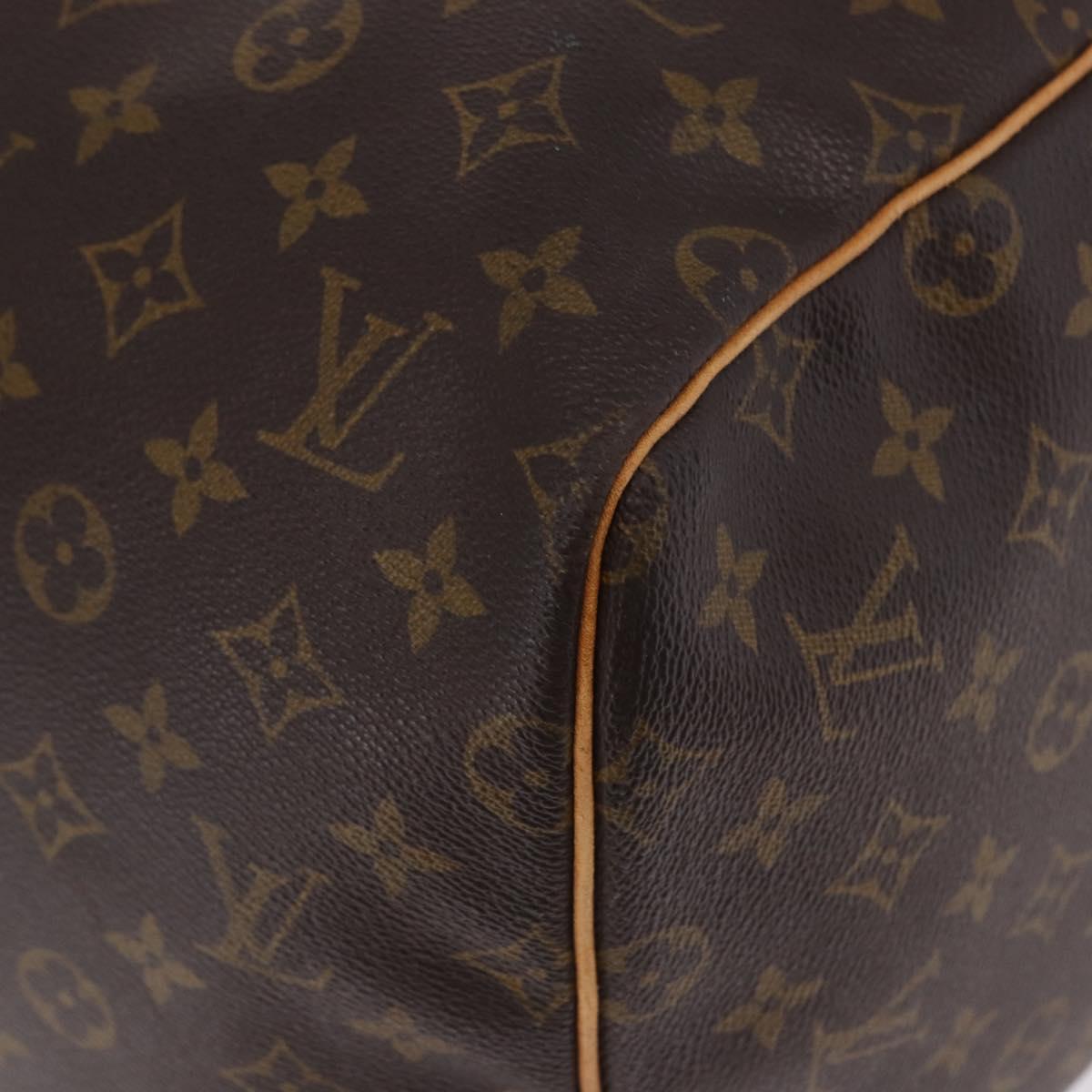 LOUIS VUITTON Monogram Keepall 55 Boston Bag M41424 LV Auth ka5699A