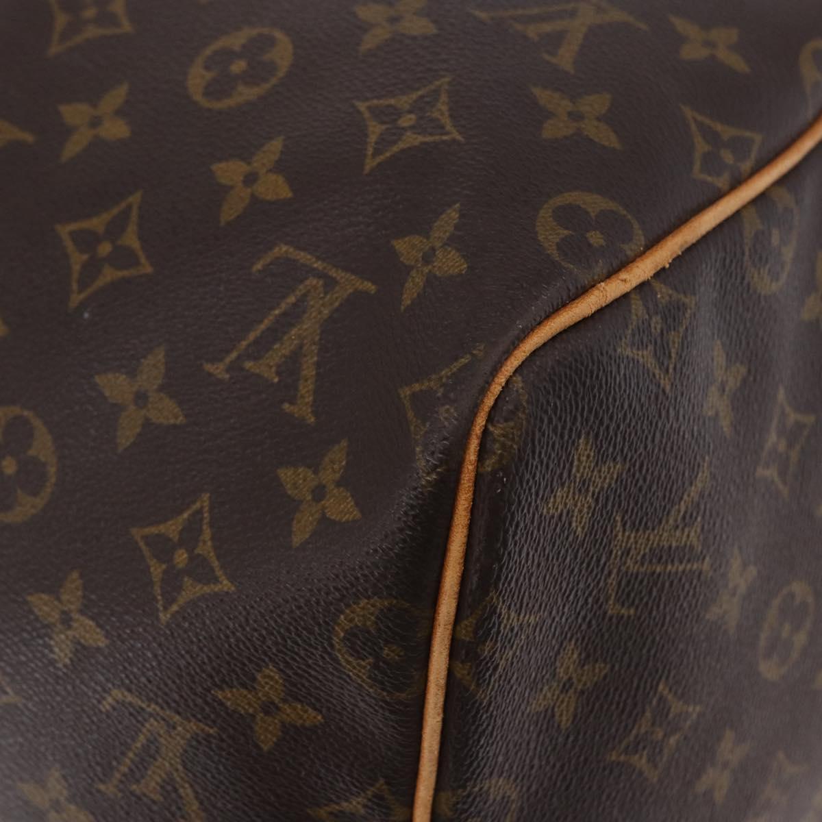 LOUIS VUITTON Monogram Keepall 55 Boston Bag M41424 LV Auth ka5699A