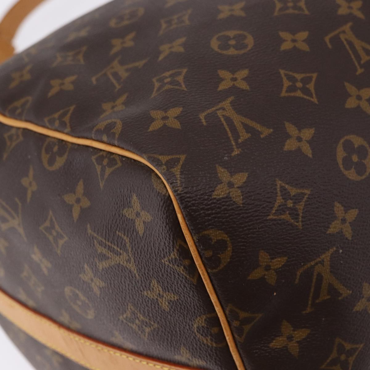 LOUIS VUITTON Monogram Keepall Bandouliere 55 Boston Bag M41414 LV Auth ka5700