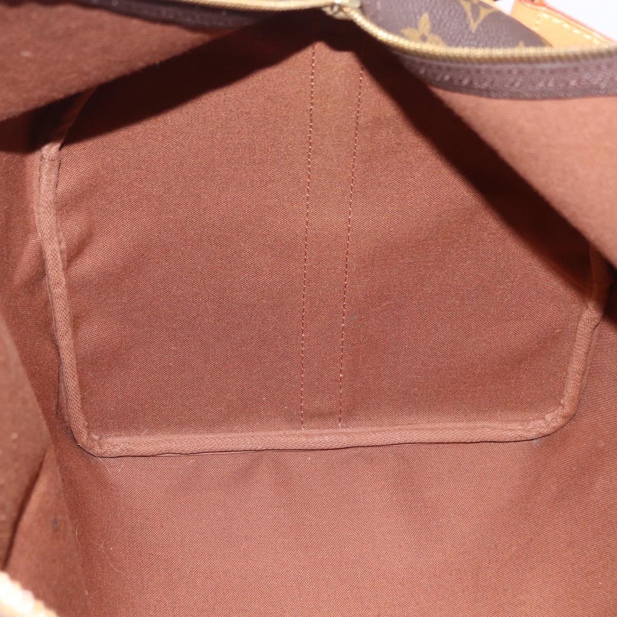 LOUIS VUITTON Monogram Keepall Bandouliere 55 Boston Bag M41414 LV Auth ka5700