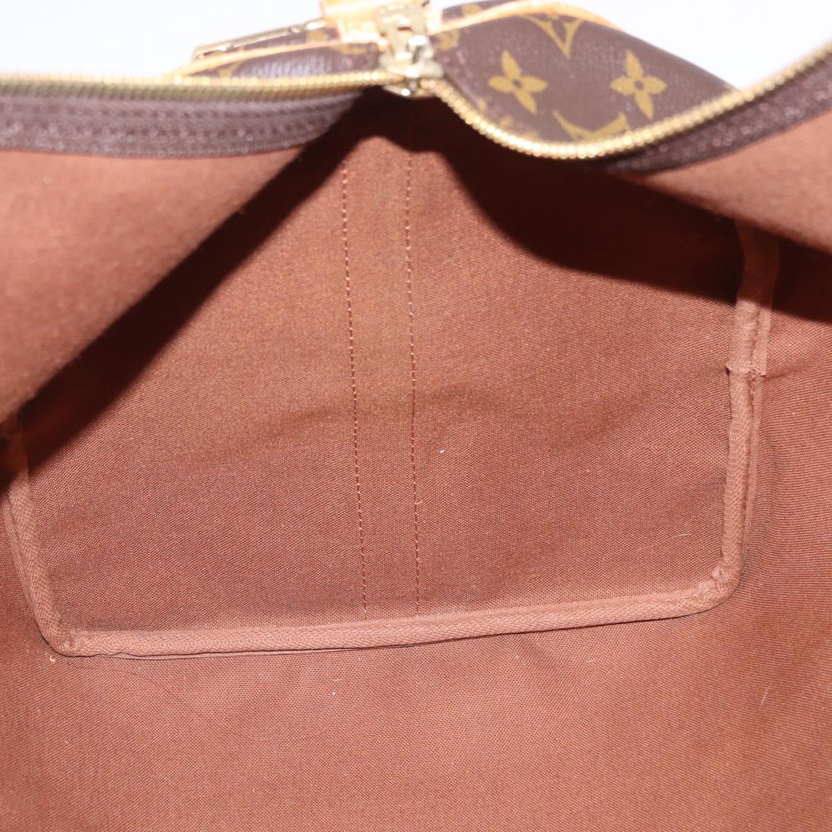 LOUIS VUITTON Monogram Keepall Bandouliere 55 Boston Bag M41414 LV Auth ka5700