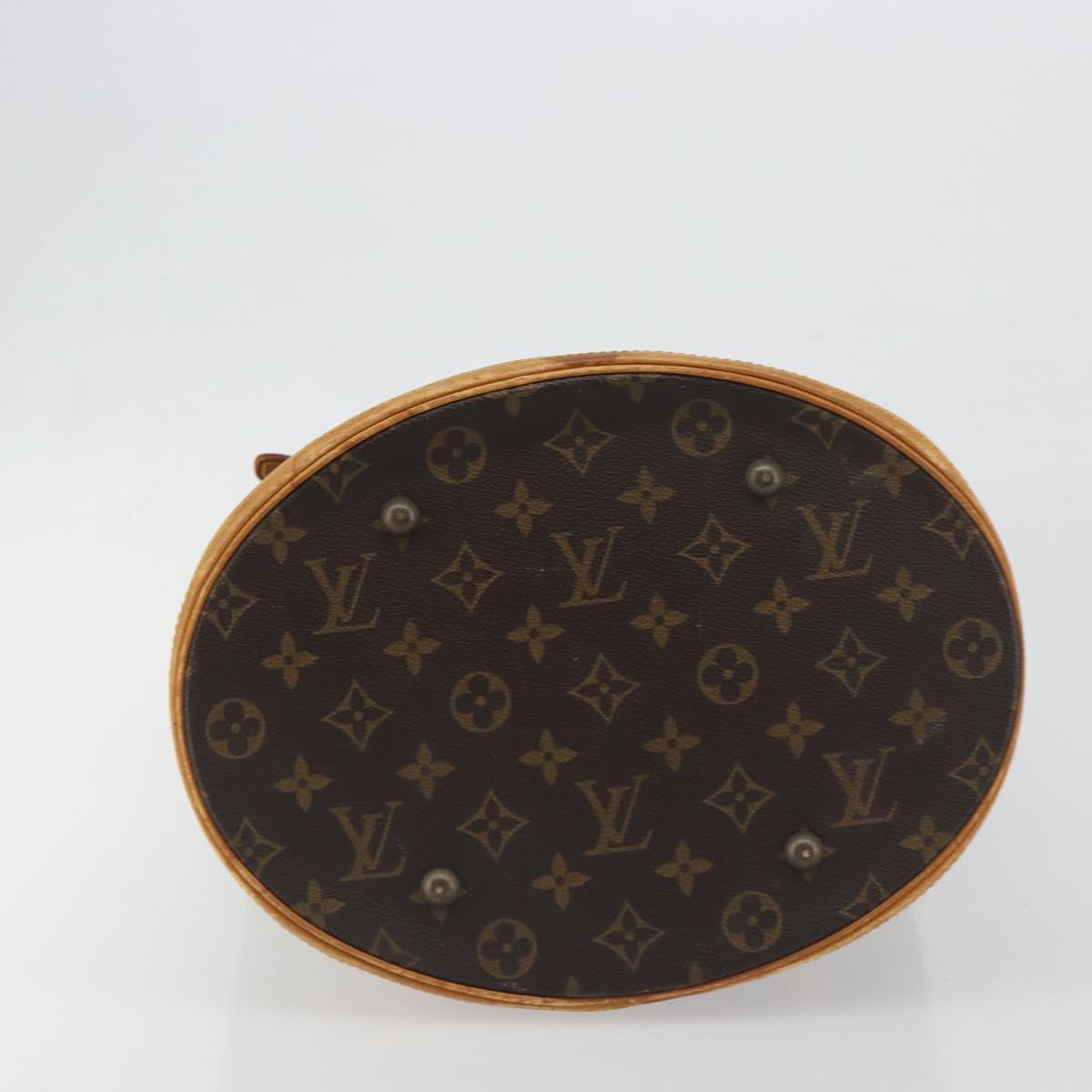LOUIS VUITTON Monogram Bucket GM Shoulder Bag M42236 LV Auth ka5701